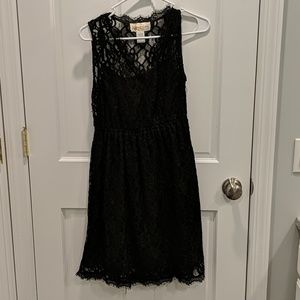 Blavk lace dress
